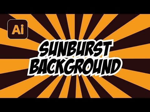 Create Stunning Sunburst Backgrounds in Illustrator – Easy Step-by-Step!