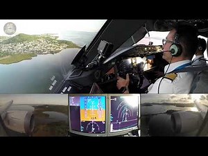 World's MOST DEMANDING B787 Cockpit Landing: MOUNTAINS & Short Runway! Dzaoudzi, Mayotte! [AirClips]