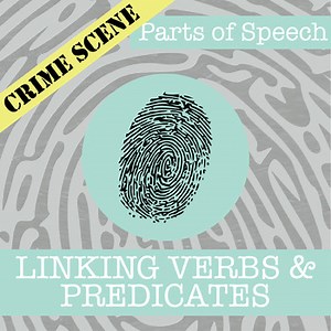 CSI: Linking Verbs and Predicates Activity - Printable & Digital Review Game