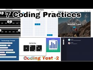 CODING TEST - 2 || 7 Practices || Frontend intermediate Using CSS Flex Box || #nxtwave || #ccbp