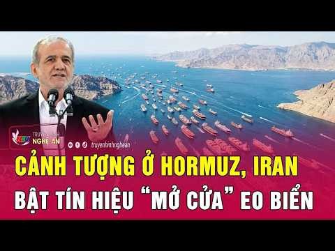 Scenes from Hormuz, Iran signal the "opening" of the strait.