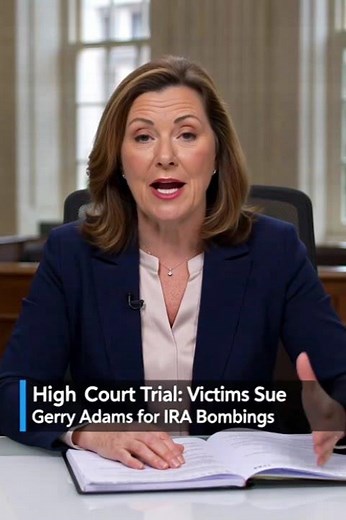 gerry adams IRA bomb victims' civil court case begins against Gerry Adams