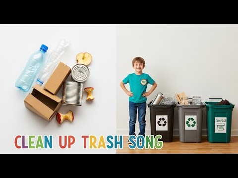 Clean Up Trash Song ♻️ Learn to Sort & Recycle! | CoComelon Nursery Rhymes & Kids Songs