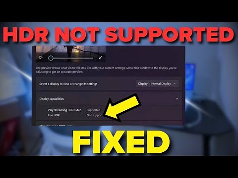 How to Fix HDR Not Supported in Windows 11 [SOLVED]