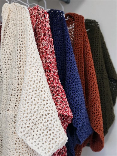 Kimono Retangular! #croche #crochet #tendencia