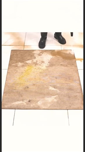 Satisfying ASMR cleaning of a dry muddy rug! 💧💦 | Cleaning with sunny