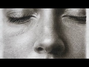 How to draw hyper realistic nose Step by Step tutorial