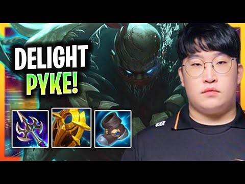 DELIGHT IS A GOD WITH PYKE! | HLE Delight Plays Pyke Support vs Elise! Season 2025