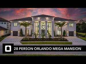 28 Person Orlando Mega Mansion Rental Tour - Reunion Resort 16000