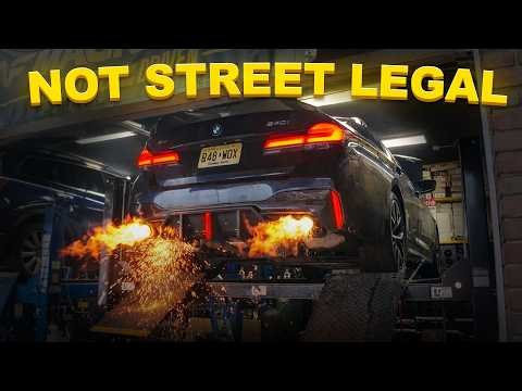 I MADE MY BMW 540i SUPER LOUD!