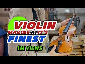 😱🎻Creating a Masterpiece: Violin Making Process from Start to Finish"1M view ✅ #violinmaking #ویولن