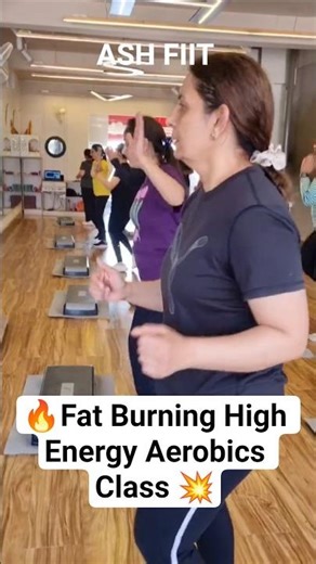🔥Fat Burning High Energy Aerobics Class 💥#viral #trending #youtubeshorts #aerobic