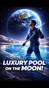 Luxury Swimming Pool on the Moon 😱 | You Won’t Believe This View!