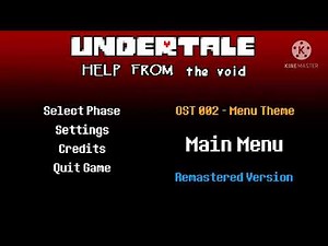 Undertale: Help from the Void OST 002 - Main Menu [Remastered]