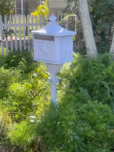 Modern mailbox By Mailbox Factory FL, Custom Mailbox fabrication and Installation call us 786-583-4659 aluminum material - powder coating - paint - Floating numbers - Box (Approved by the USPS) - Solar lights - Base and pebbles (Additional price) #mailboxes #mail #solarlights #mailboxflorida #mailboxesfl #frame #aluminummailbox #aluminum #powdercoating #powdercoatedframe #metalmailbox #mailbox #cape #capecoral #capecoralflorida #capecoralrealestate