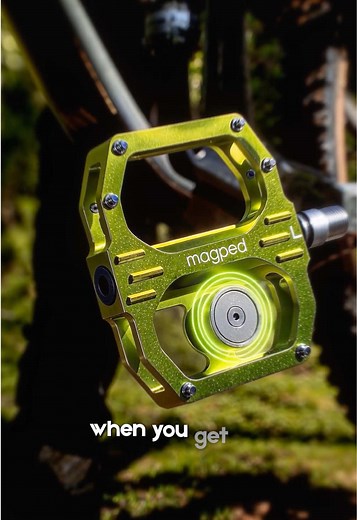 Magnetic power on your pedal! Feel fully connected but still have all benefits of a Flat padal… Check out the link in our Bio for more information