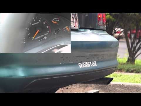 Mustang Exhaust Sound with Glasspacks