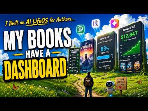 I Built an AI LifeOS for Authors… and Now My Books Have a Dashboard | The Automated Author Ep 17