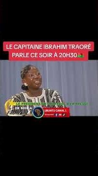 Ce soir, grand interview devant les médias du Capitaine Ibrahim TRAORE #pourtoi #burkinafaso #fypシ