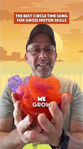 Fun preschool scarf song for gross motor skills! 🧣🌱