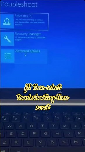 How to factory reset an HP laptop #hp #factoryreset #reset