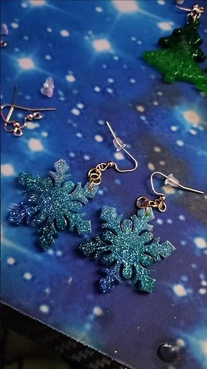 Making A Snowflake Earrings