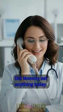 👩‍⚕️Learn English Daily | Brave Girl Calls the Doctor #speakconfidentenglish