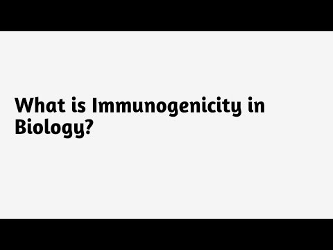 What is Immunogenicity in Biology ?