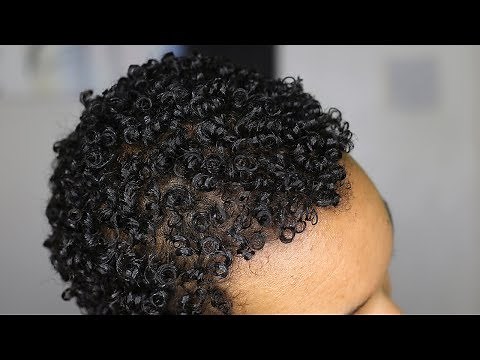 Super Defined Curls On Short Natural Hair FINGER COILS TUTORIAL 4a 4b