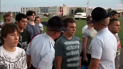 induction military haircuts no guard on the clippers