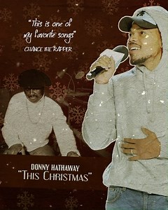 Donny Hathaway’s ‘This Christmas’ is one of Chance The Rapper's favorite Christmas songs! ✨🎶 Listen: https://lnk.to/DonnyHathawayThisChristmas What's your favorite Christmas song? | Donny Hathaway