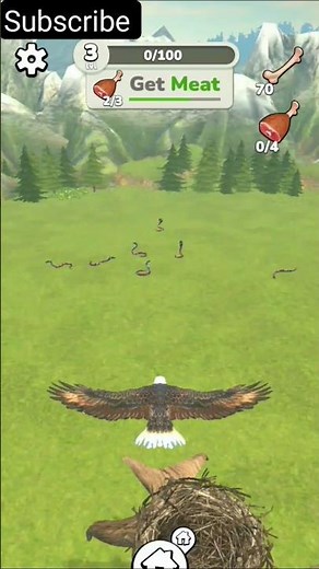Realistic Eagle Flight Simulator | Best Bird Simulation Games | Eagle Hunting Games Online | #game