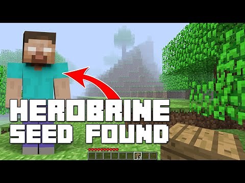 The original Herobrine seed has finally been found!