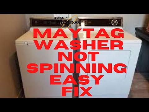 ✨ MAYTAG WASHER NOT SPINNING - EASY FIX!! ✨