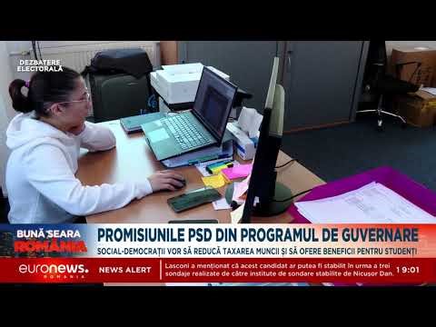 Promisiunile PSD din programul de guvernare: reducerea taxelor și beneficii pentru studenți