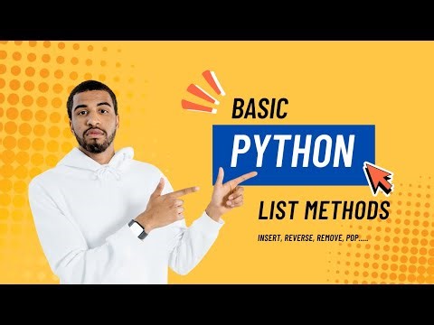 Python List Methods Tutorial #20 | Reverse, Remove, Pop, Insert (Beginner-Friendly Guide)
