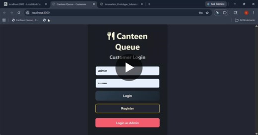 🚀 College Canteen Queue Management System As part of my academic project at Vignan’s Institute of Information Technology, I developed a College Canteen Queue Management System aimed at solving the… | DEEPAK MADDINENI