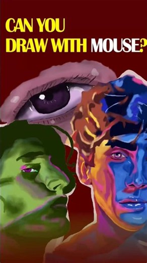 CAN YOU DRAW WITH A MOUSE? #digitalart #art