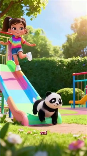 Rainbow Ice Cream Chase 🍦🐶 #shorts