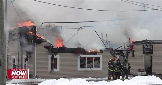 UPDATE: Heavy fire engulfs Downtown Ada restaurant, apartments; residents displaced