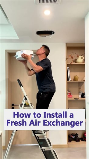 How to Install a Fresh Air Exchanger #freshairventilator #freshairsystem #home
