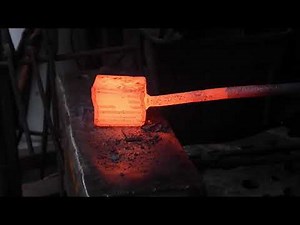 Forging Damascus by hand|Blacksmithing