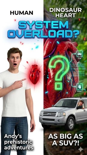 Andy’s Prehistoric Adventures: THE DINOSAUR HEART! (Car vs Human!) 🤯🦖