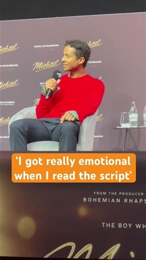 Jaafar Jackson: I got emotional when I read the script for the MICHAEL movie #shorts