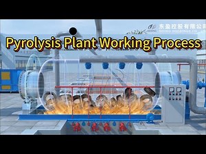 How does pyrolysis plant work? How to make fuel oil from waste tire plastic?