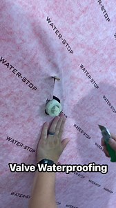 How to waterproof around a valve using GURU Shower System. #construction #homerenovation #renovation #diy #realestate #design #entrepreneur #tools #remodel #interiordesign #carpentry #woodworking #diy #tiling | Misha Panchishak
