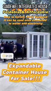 🏗️💡 Big space, no compromise! SDW Double-Wing Expandable House — 29/36/72㎡ options, eco-friendly with solar integration. Great for emergency housing, staff quarters, and hotels. Global delivery! 🚚 #PrefabBuilding #LowCarbonBuilding #EmergencyShelter #SustainableArchitecture #SolarPowered #GreenBuilding #ModularHousing #InternationalShipping | Bin Xu