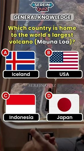 Home of the world's largest volcano! 🌋 #quiz #trivia #shorts
