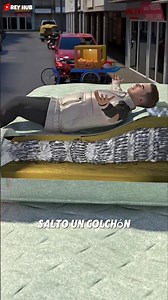 How can mattresses save lives when jumping from a building? 😱 (3D Animation)