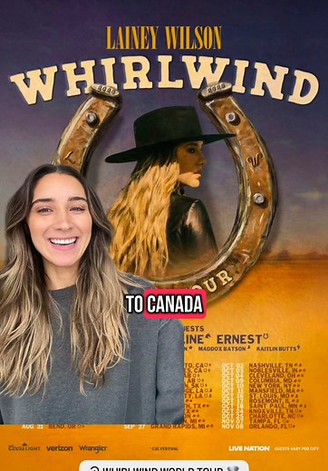 Lainey Wilson Shines at Bud Stage Summer Concert